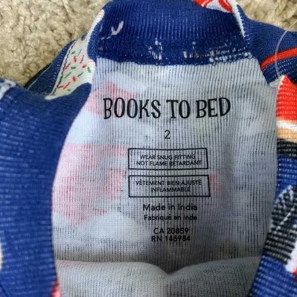 NWT Books to Bed night before Christmas pajamas sz 2T - Picture 3 of 6